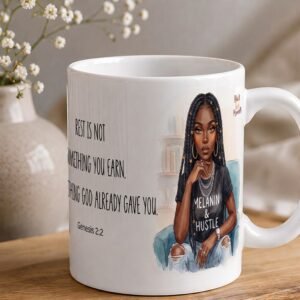 Ceramic Mug — REST IS NOT  SOMETHING YOU EARN.