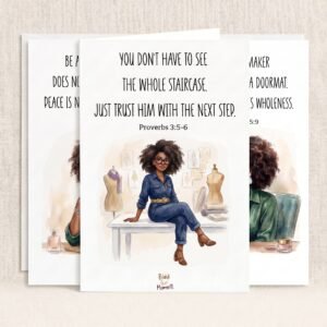 Set 1 - Black Girl Moments Greeting Card Collection (5)