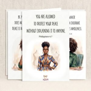 Set 1 - Black Girl Moments Greeting Card Collection (5)