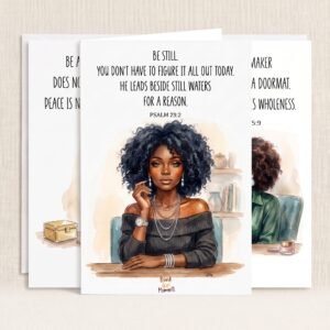 Set 1 - Black Girl Moments Greeting Card Collection (5)